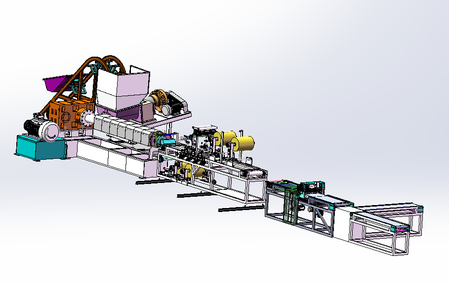 丁基阻尼胶片生产线_JDL_丁基阻尼胶片生产线